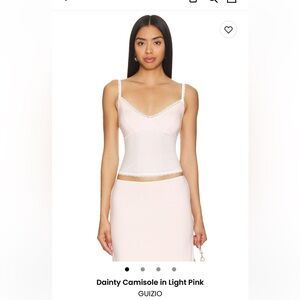 GUIZIO Dainty Light Pink Camisole